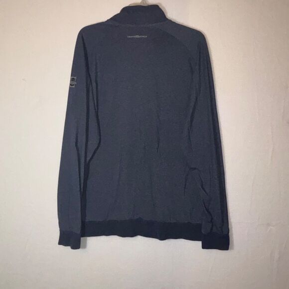 Travis Mathew Golf 1/4 zip pullover long sleeve shirt jacket blue size large - Picture 6 of 6